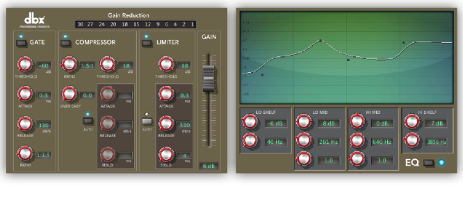 I-O Software Suite - dbx Digital Signal Processing